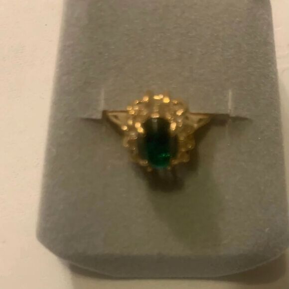 10 precious stones size 7 ladies vintage rings size 7 - Picture 2 of 12